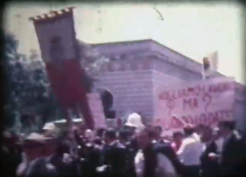 Il filmato originale della "Marcia dei trentamila"