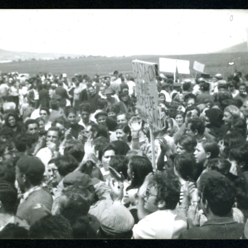 Dall'archivio Giusto, le foto dell'occupazione dei pozzi e della marcia dei trentamila"